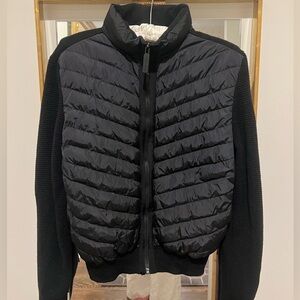 Canada Goose Black Hybridge Knit Black Label Jacket